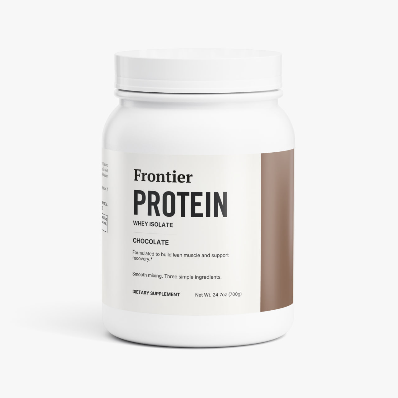 Frontier Protein product tub